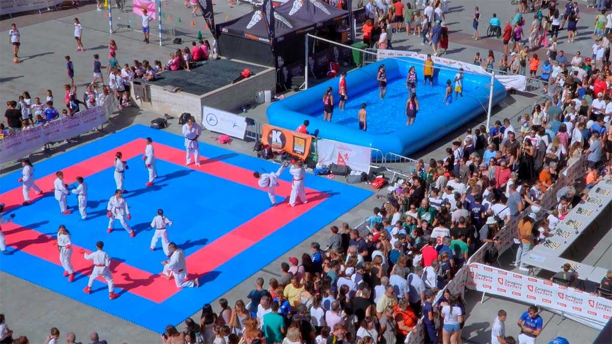 From archery to datchball: sports to try for free in Plaza del Pilar this weekend