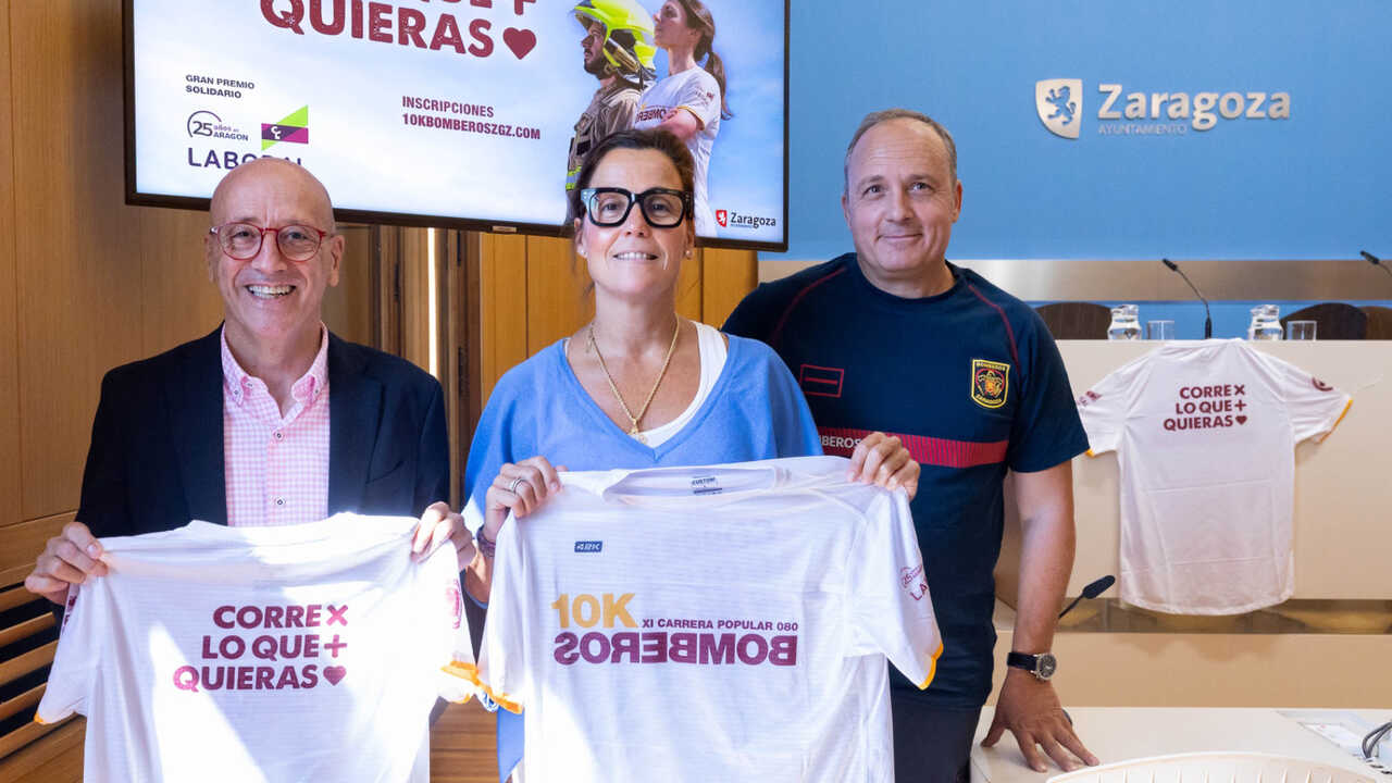 Zaragoza embraces the 11th Firefighters’ Race with record participation and a moving tribute