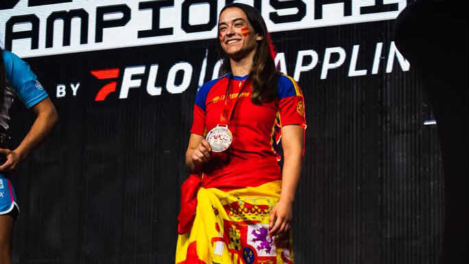 Zaragoza's Ana Mayordomo makes history for Spain at the ADCC World Championships: "It will always have special meaning"