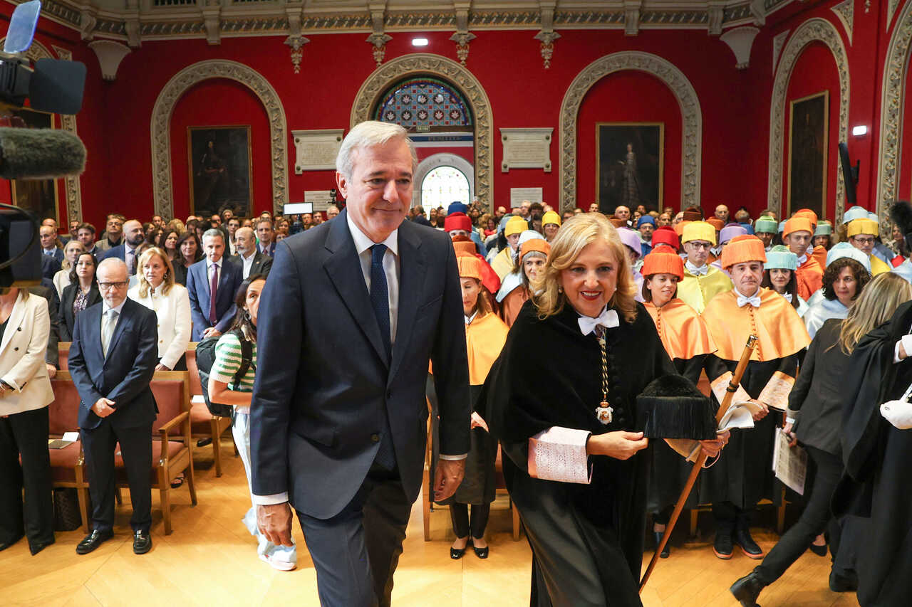 Azcón says there is good rapport with the University of Zaragoza in talks on a new funding model