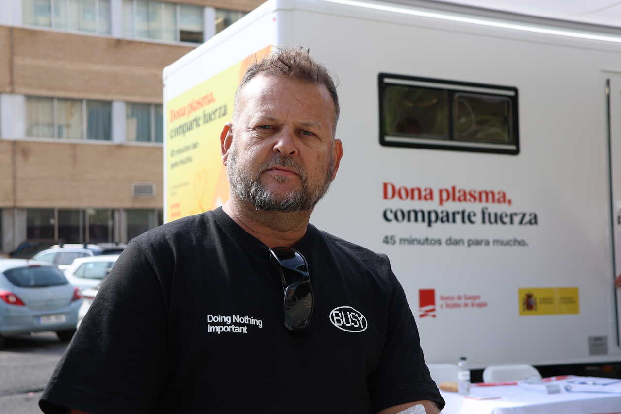 Manuel, a plasma donor in Aragon: “It matters because I know other people can recover”