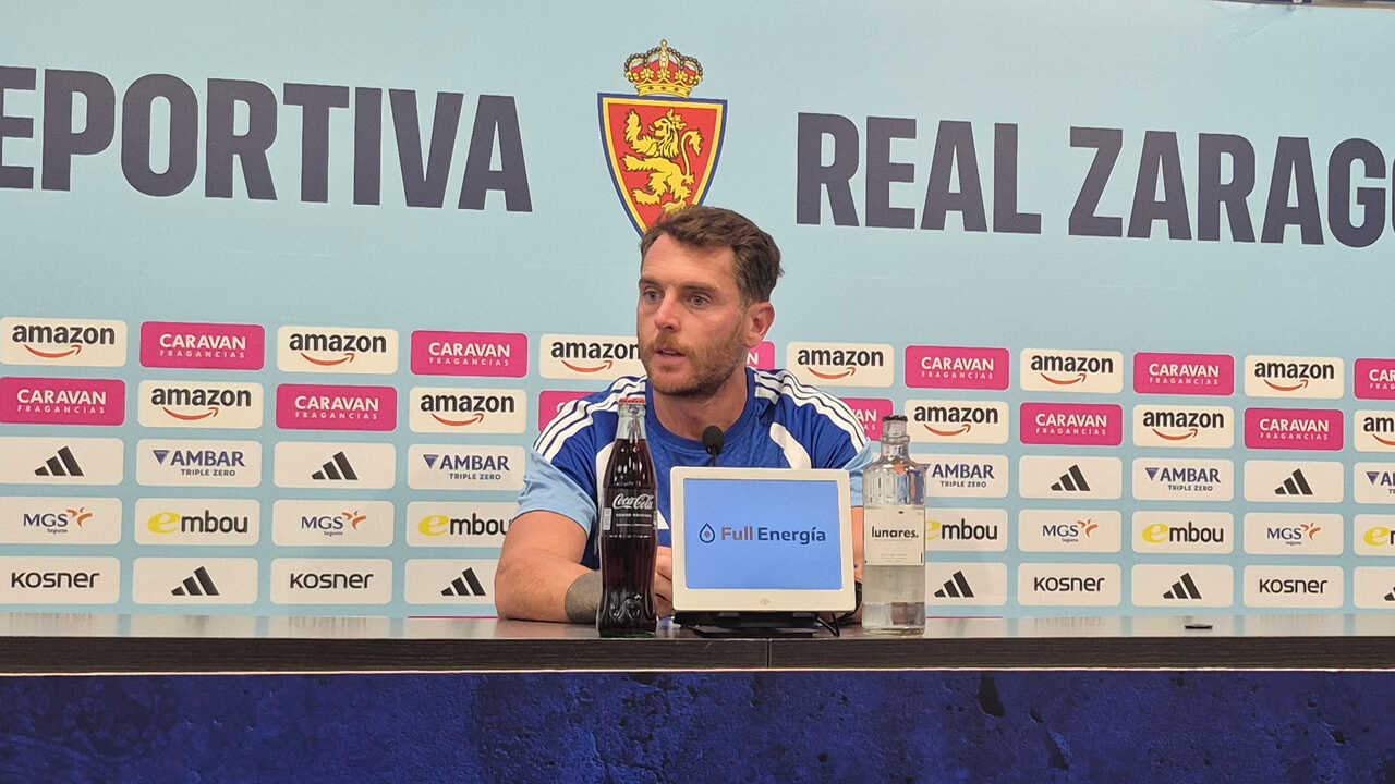Ibai Gómez and Real Zaragoza’s newfound confidence: “It’s a spectacle to watch the team train”