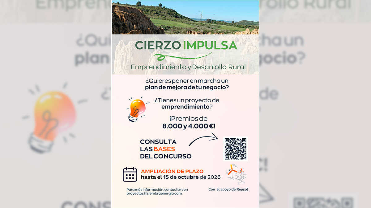 Cierzo Impulsa Opens Call to Support Local Entrepreneurship in Aragon