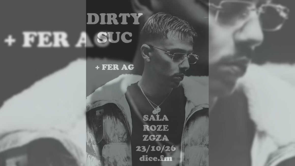 Zaragoza’s new concert venue for younger audiences: Dirty Suc and Milongas Extremas join the lineup