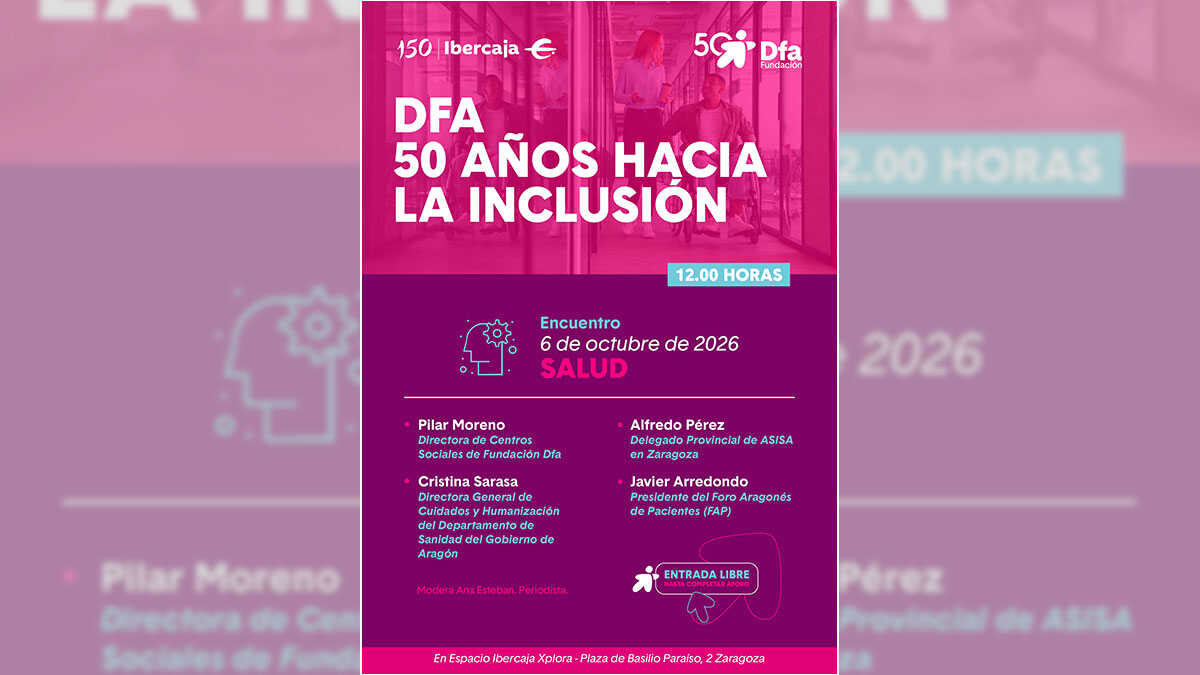 Fundación Dfa discusses accessibility and healthcare for people with disabilities in Zaragoza
