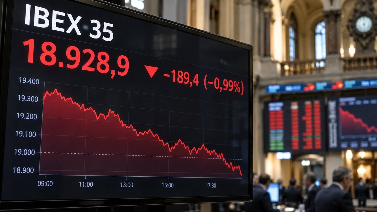 IBEX falls below 19,000 points for first time since June