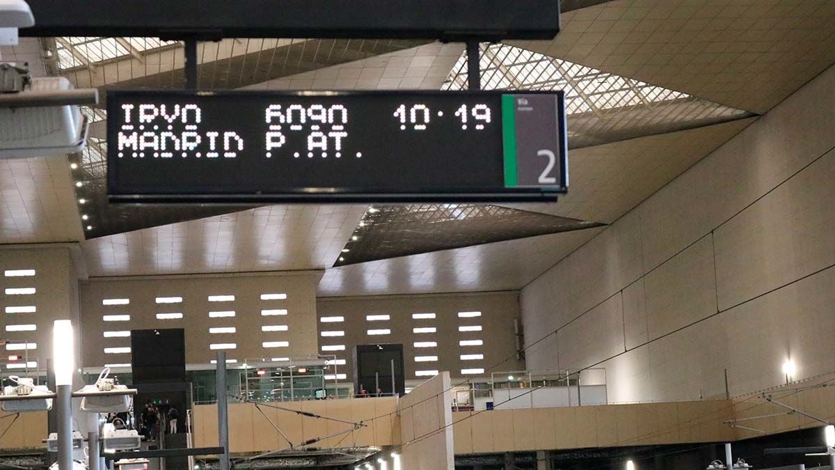 Iryo cancels four trains between Madrid and Barcelona via Zaragoza this Wednesday