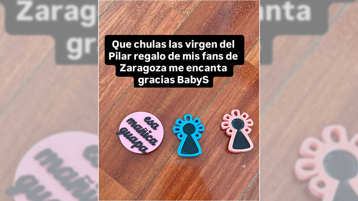 The symbolic gift that won over Leticia Sabater after her Zaragoza performance: “I love it, babies”