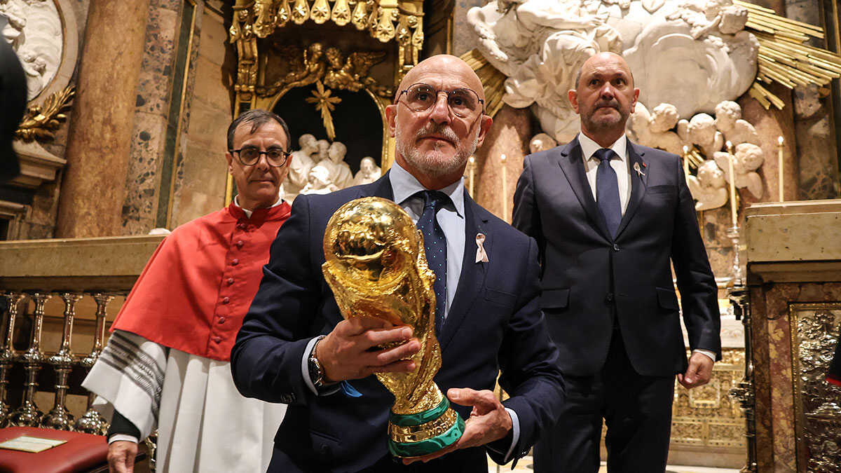 Luis de la Fuente in Zaragoza and at the Pilar: "It was an unforgettable memory that I will carry with me forever"